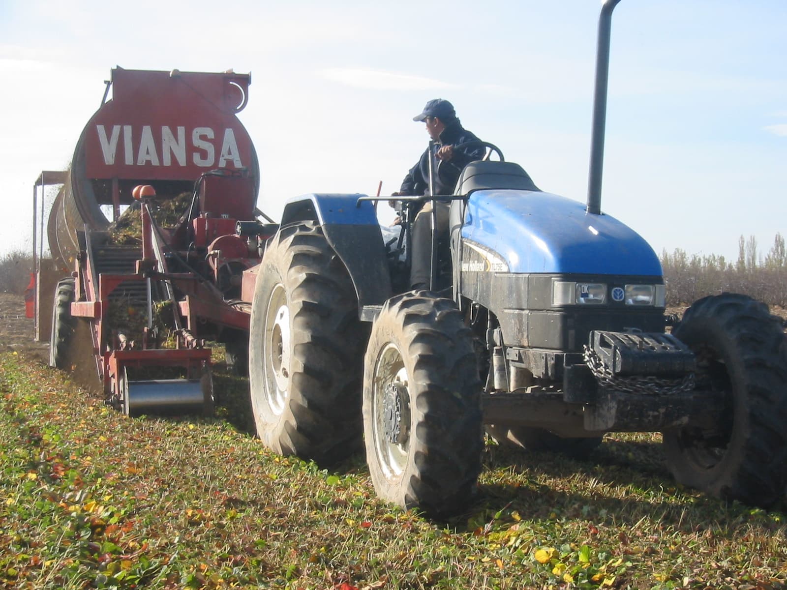 Riego y producción agrícola de VIANSA.